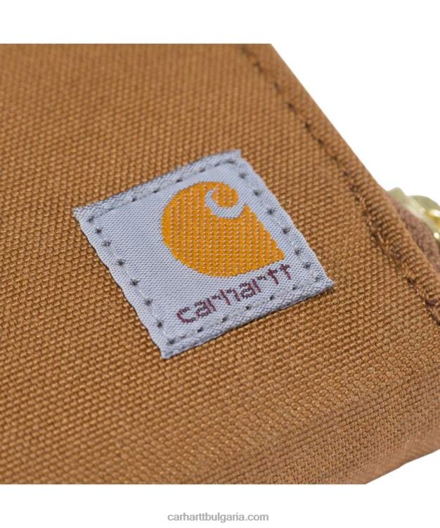XD68N232 Жени найлонов портфейл с плосък клъч черен Carhartt