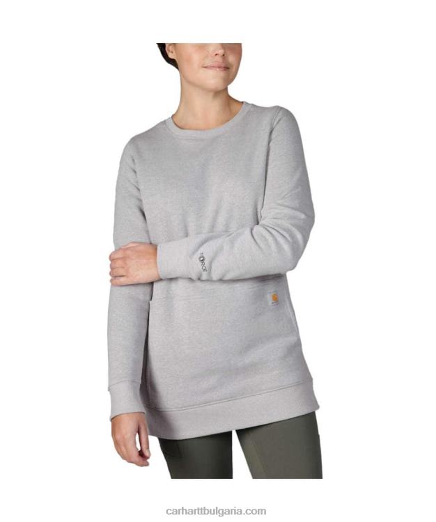 XD68N206 Жени Лек суичър със спокойна кройка асфалтов пирен Carhartt