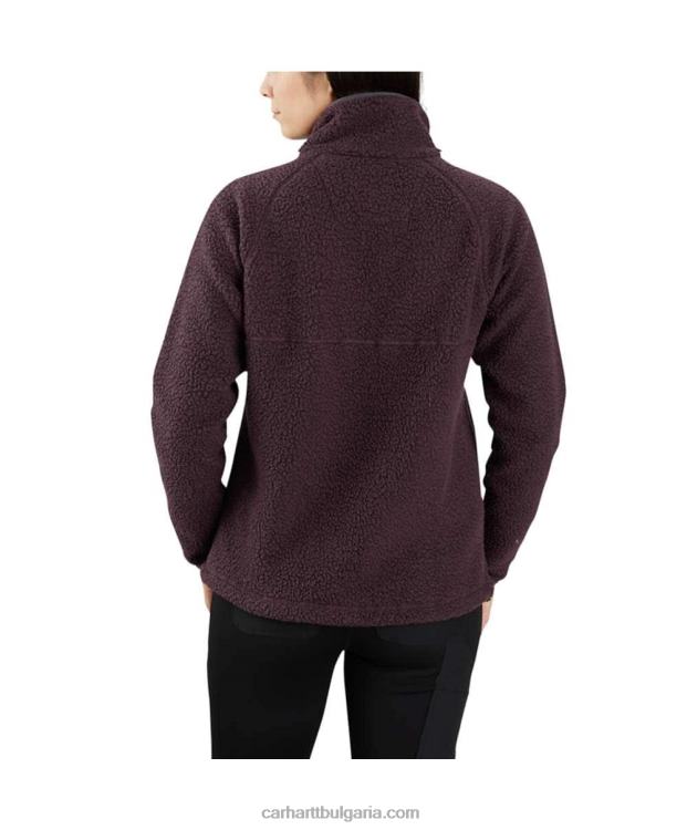 XD68N208 Жени поларен пуловер със спокойна кройка босилек хедър Carhartt