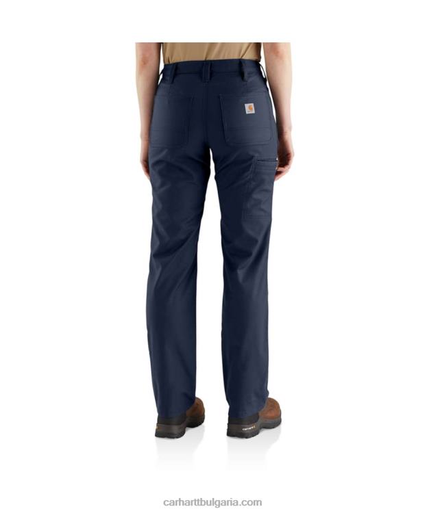 XD68N200 Жени здрава професионална серия здрав гъвкав работен панталон със свободна кройка черен Carhartt