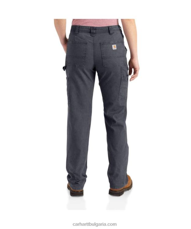XD68N201 Жени здрав, гъвкав платнен работен панталон със свободна кройка черен Carhartt