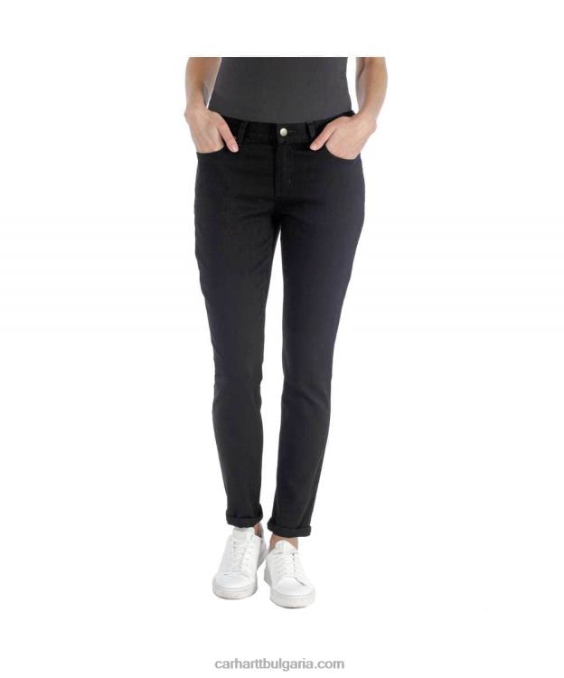 XD68N203 Жени здрав flex slim fit дънки оникс Carhartt