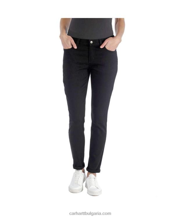 XD68N203 Жени здрав flex slim fit дънки оникс Carhartt