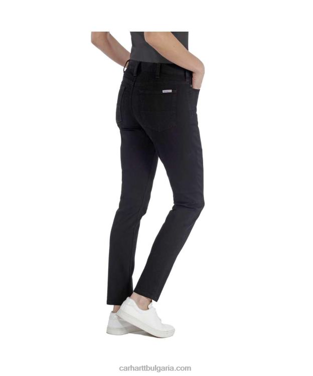 XD68N203 Жени здрав flex slim fit дънки оникс Carhartt