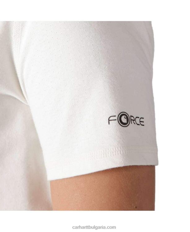 XD68N224 Жени принудително спокойна тениска със среден размер с къс ръкав и джоб магента ахат Carhartt