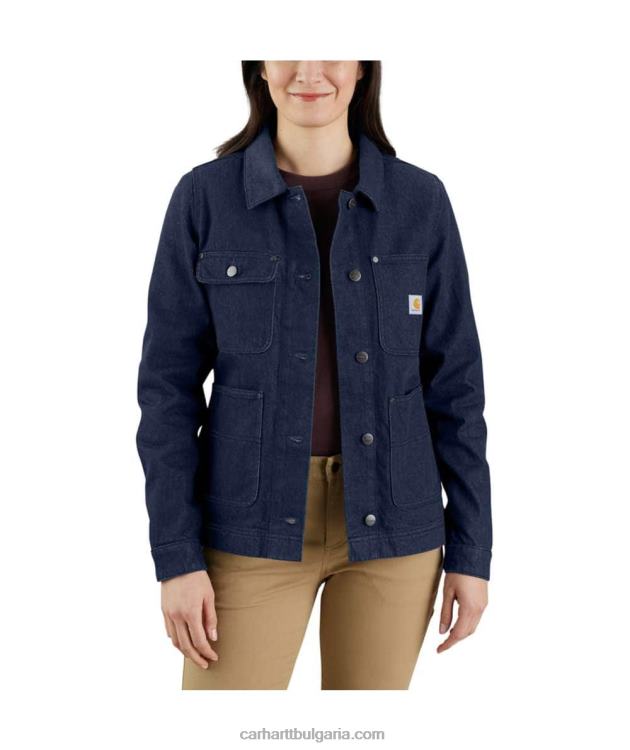 XD68N192 Жени здраво дънково яке със гъвкава кройка басейн Carhartt