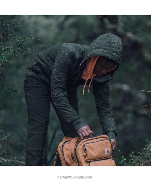 XD68N193 Жени тежко яке със спокойна кройка storm defender черен Carhartt