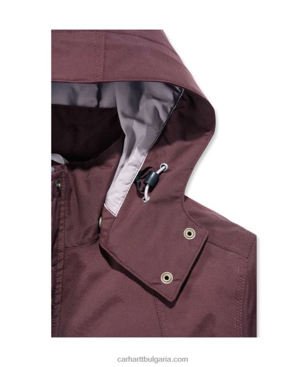 XD68N193 Жени тежко яке със спокойна кройка storm defender черен Carhartt