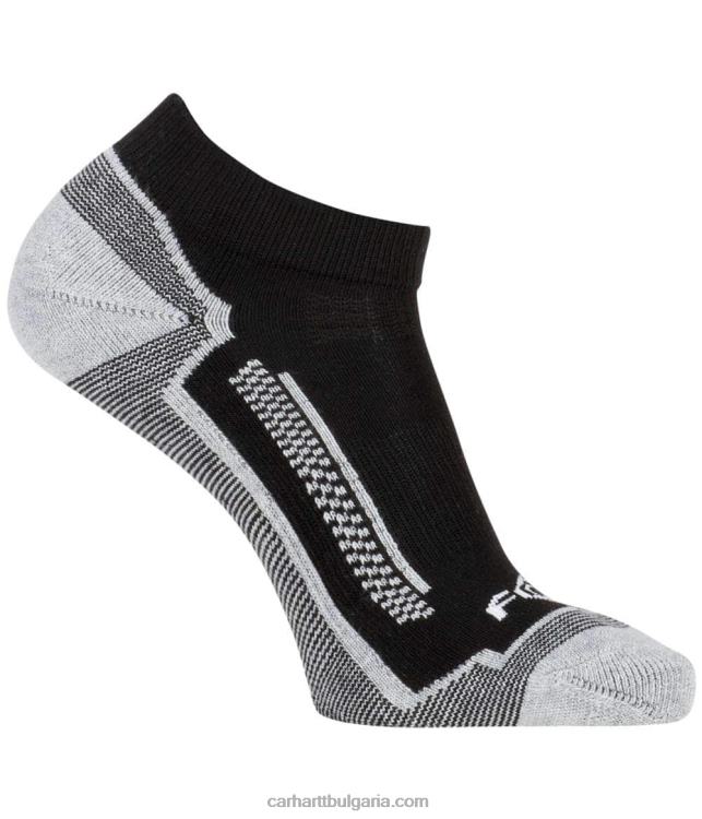 XD68N168 мъже чорап за силово изпълнение 3 чифта черен Carhartt