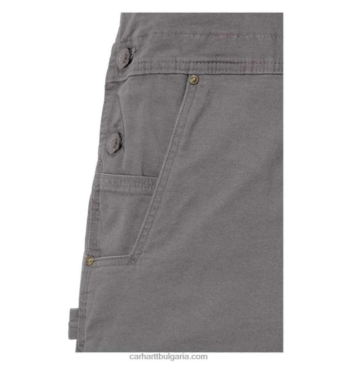 XD68N75 мъже здрав, гъвкав платнен гащеризон със спокойна кройка тъмно каки Carhartt