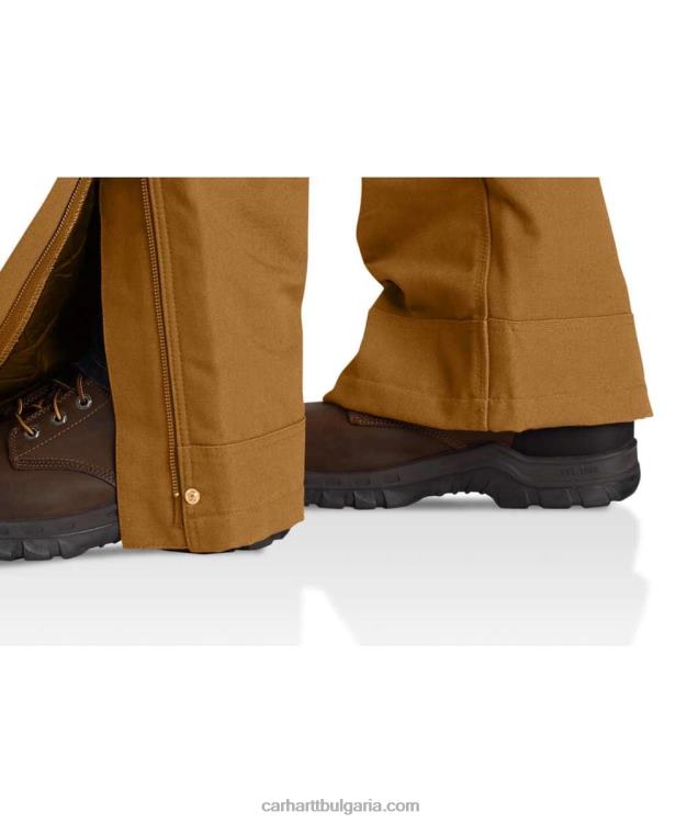 XD68N77 мъже свободен гащеризон с твърда патешка изолация черен Carhartt