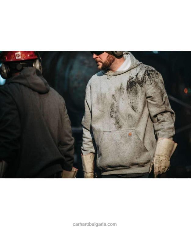 XD68N37 мъже широк суичър със средна кройка черен Carhartt