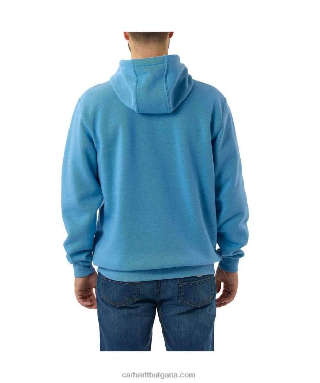 XD68N40 мъже свободен суитшърт със средно тегло с графично лого черен Carhartt