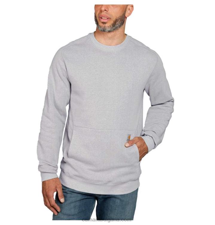 XD68N44 мъже олекотен суичър със спокойна кройка с кръгло деколте асфалтов пирен Carhartt