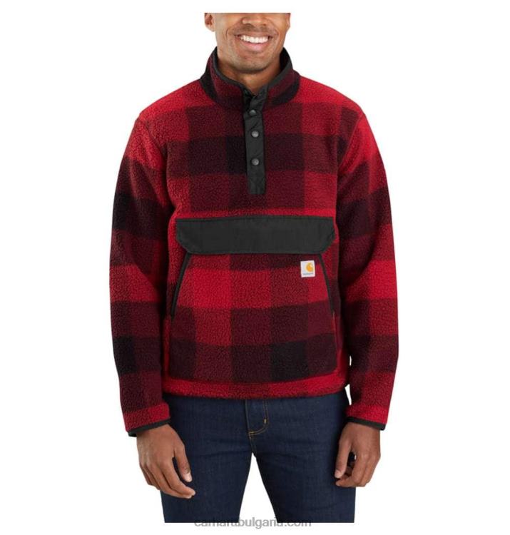 XD68N50 мъже поларен пуловер със спокойна кройка 1972 патица камуфлаж Carhartt