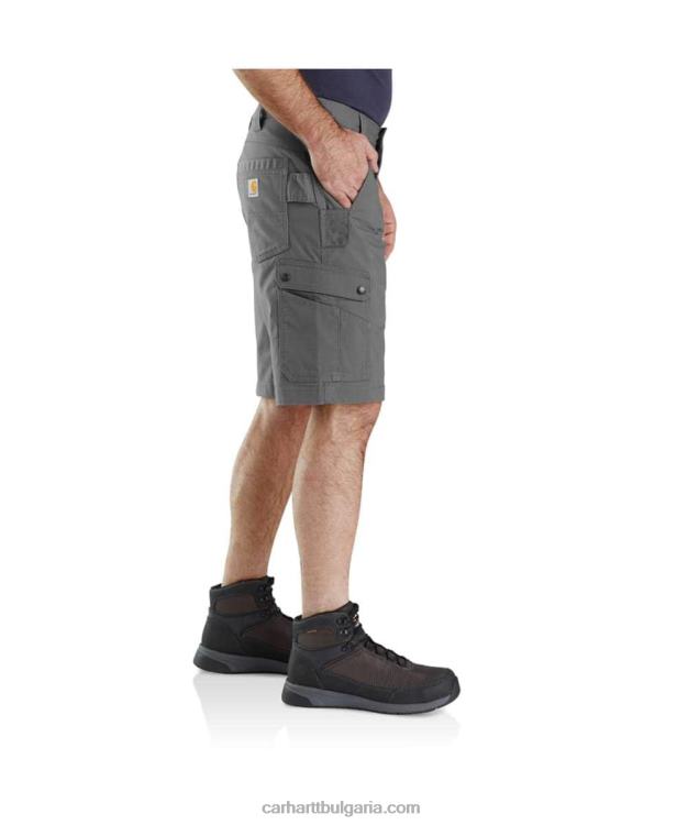 XD68N145 мъже здрава, гъвкава, спокойна кройка, рипстоп, карго работа, къса босилек Carhartt