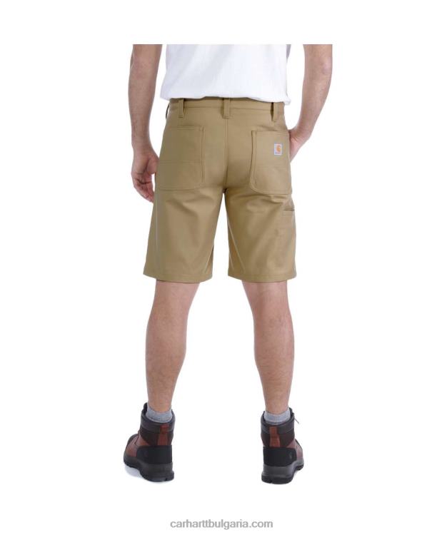 XD68N147 мъже здрава професионална серия здрава гъвкавост спокойна кройка платно кратка работа черен Carhartt