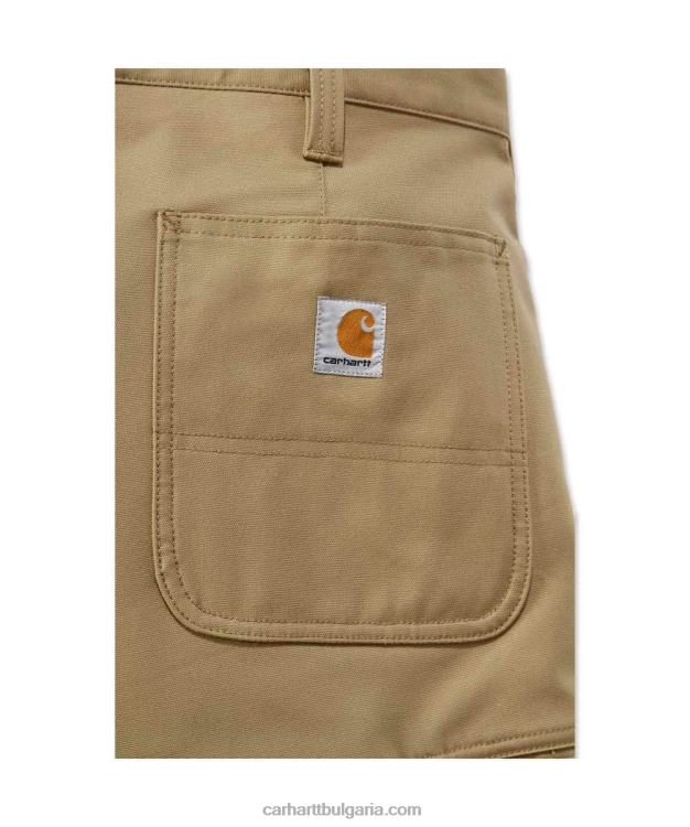 XD68N147 мъже здрава професионална серия здрава гъвкавост спокойна кройка платно кратка работа черен Carhartt