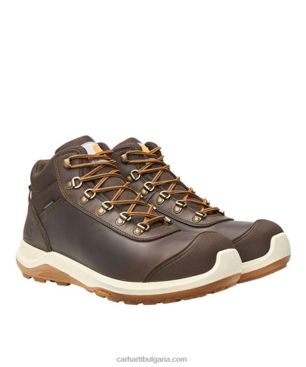 XD68N154 мъже wylie здрав flex водоустойчив s3 защитен ботуш тъмно кафяво Carhartt