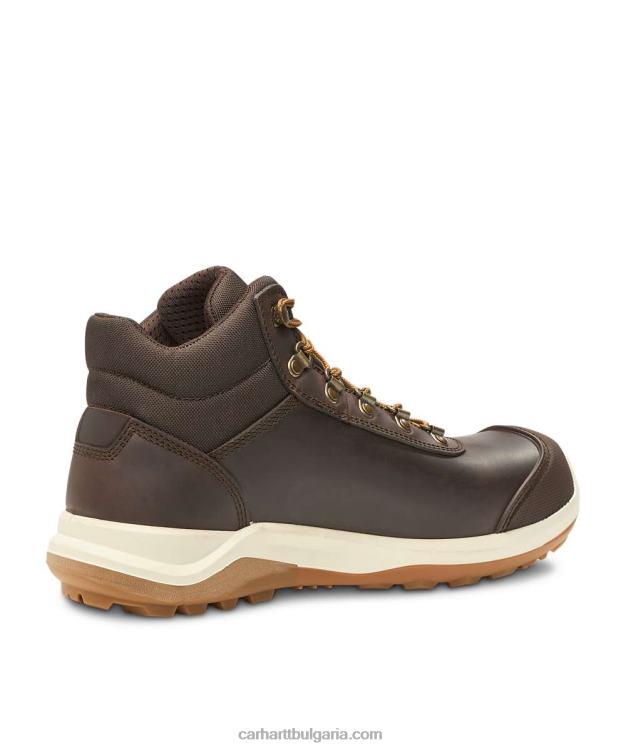 XD68N154 мъже wylie здрав flex водоустойчив s3 защитен ботуш тъмно кафяво Carhartt