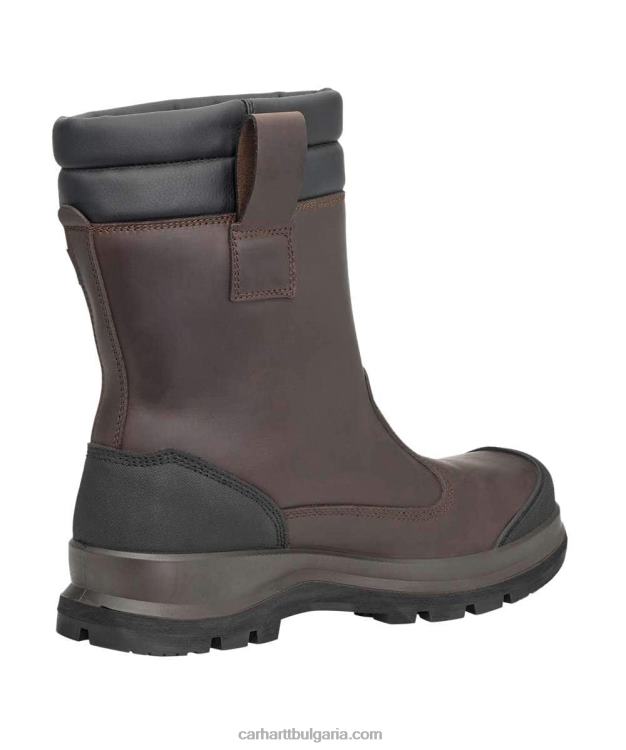 XD68N155 мъже carter rugged flex waterproof s3 pull on предпазен ботуш тъмно кафяво Carhartt