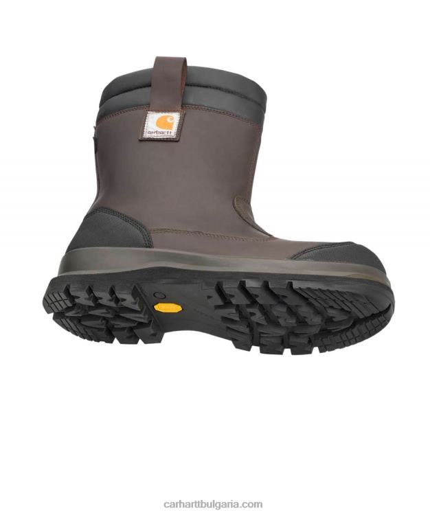XD68N155 мъже carter rugged flex waterproof s3 pull on предпазен ботуш тъмно кафяво Carhartt