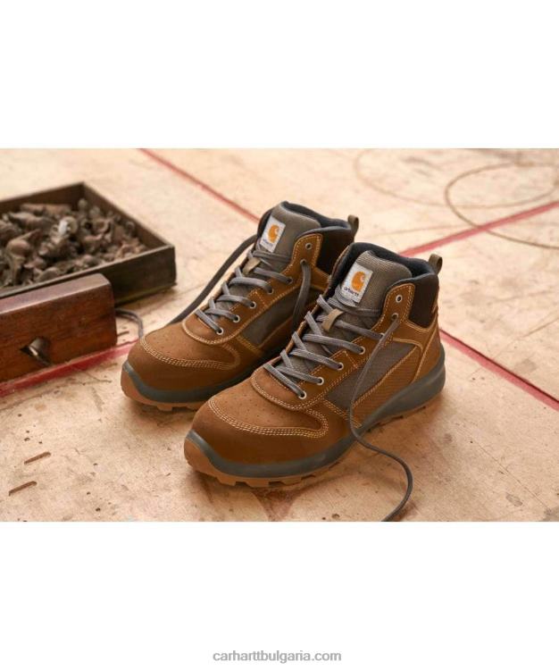 XD68N165 мъже michigan здрав flex s1p midcut предпазен ботуш черен Carhartt