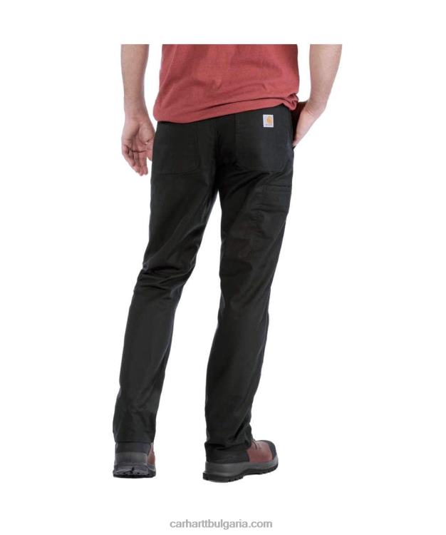 XD68N56 мъже здрава професионална серия здрав гъвкав платнен работен панталон със спокойна кройка черен Carhartt