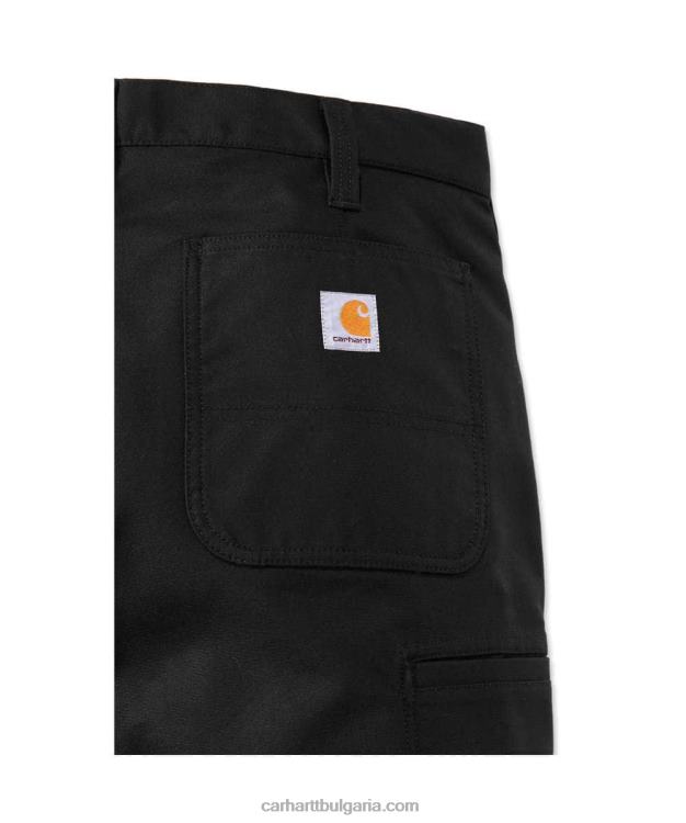 XD68N56 мъже здрава професионална серия здрав гъвкав платнен работен панталон със спокойна кройка черен Carhartt
