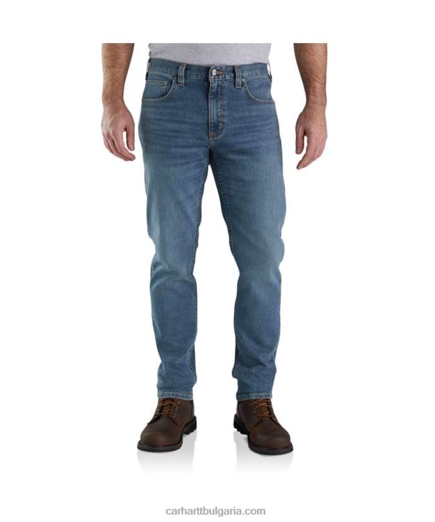 XD68N58 мъже здрав, гъвкав, спокойна кройка, заострени дънки с 5 джоба аркадия Carhartt