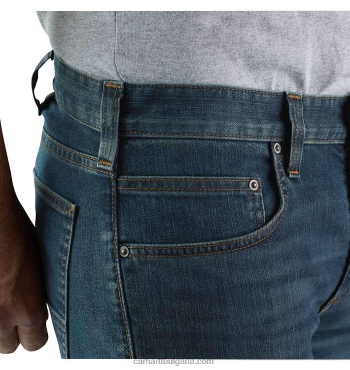 XD68N58 мъже здрав, гъвкав, спокойна кройка, заострени дънки с 5 джоба аркадия Carhartt