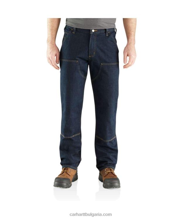 XD68N65 мъже здрав и гъвкав дънки със спокойна кройка с двойна предна част ери Carhartt
