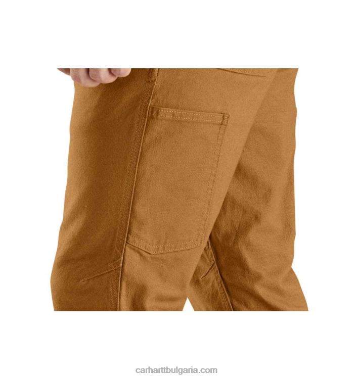 XD68N67 мъже здрав гъвкав работен панталон с права кройка със заострени крака черен Carhartt
