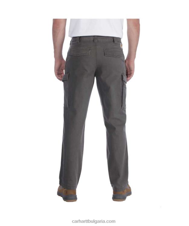 XD68N69 мъже здрав, гъвкав работен карго панталон със спокойна кройка тъмно каки Carhartt