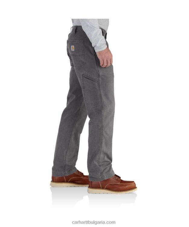 XD68N70 мъже здрав гъвкав работен панталон със спокойна кройка тъмно каки Carhartt