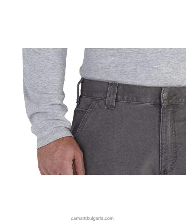 XD68N70 мъже здрав гъвкав работен панталон със спокойна кройка тъмно каки Carhartt