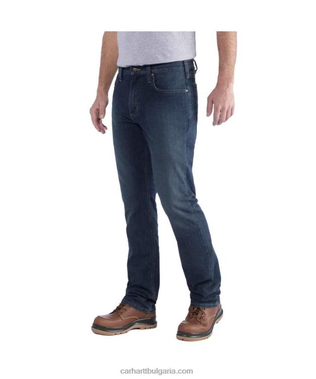 XD68N71 мъже здрав flex slim fit заострени дънки с 5 джоба ери Carhartt