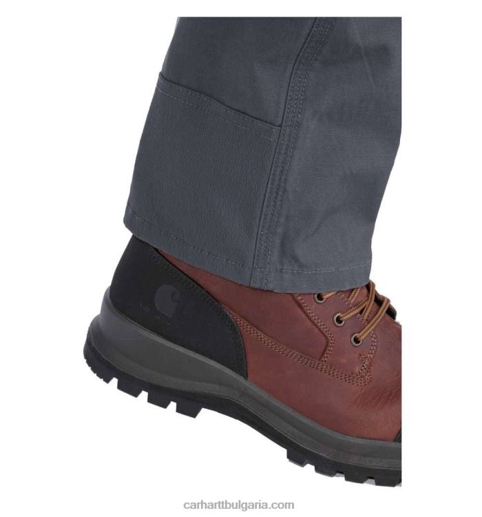 XD68N72 мъже Стоманен здрав, гъвкав работен панталон със спокойна кройка с двойна предна част и много джобове сянка Carhartt