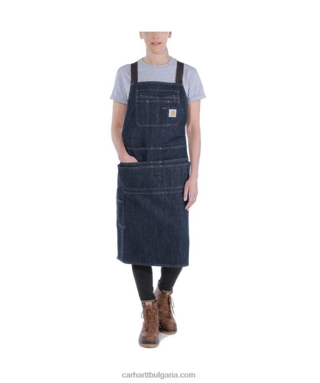 XD68N153 мъже дънкова престилка тъмносин хребет Carhartt