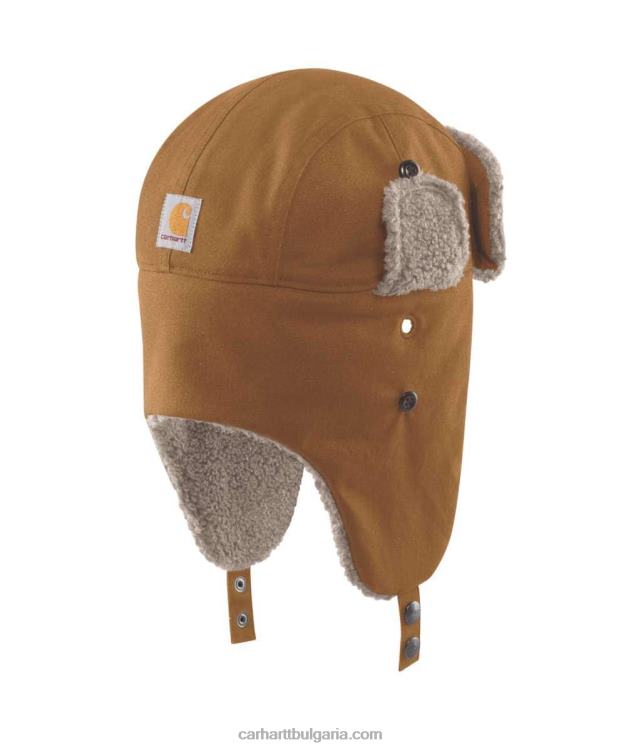 XD68N10 мъже дъжд защитник платнена капан шапка черен Carhartt