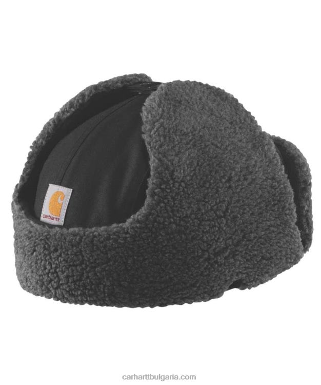 XD68N10 мъже дъжд защитник платнена капан шапка черен Carhartt