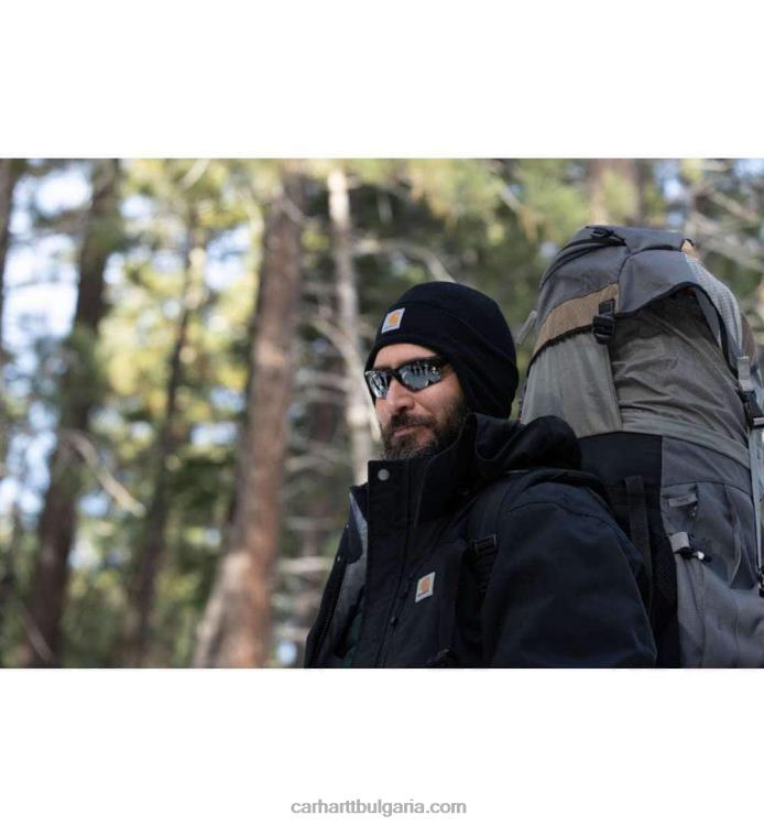 XD68N82 мъже плетена шапка хедър сив/въглищен хедър Carhartt