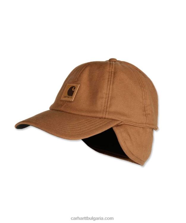 XD68N93 мъже разтеглива капачка за уши carhartt кафяво Carhartt