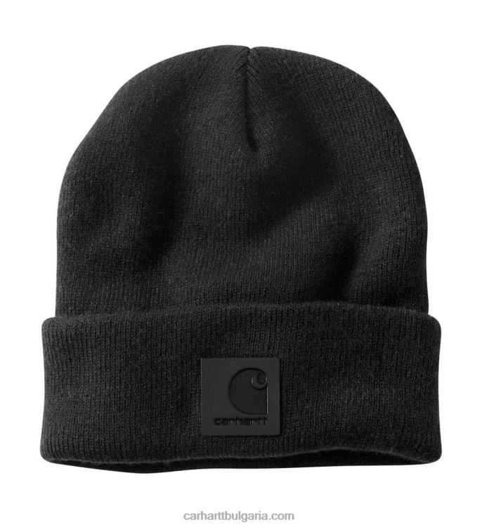 XD68N94 мъже плетена шапка черен Carhartt