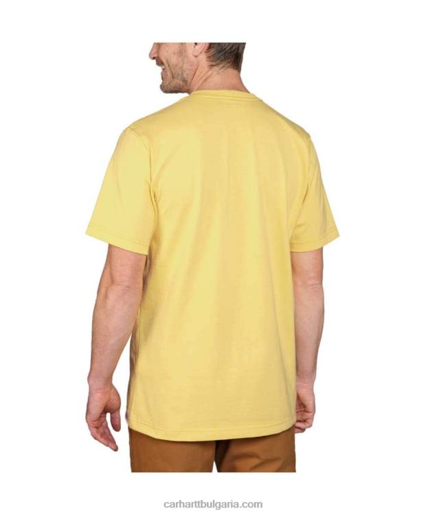 XD68N118 мъже спокойна тежка тениска с къс ръкав с графики черен Carhartt