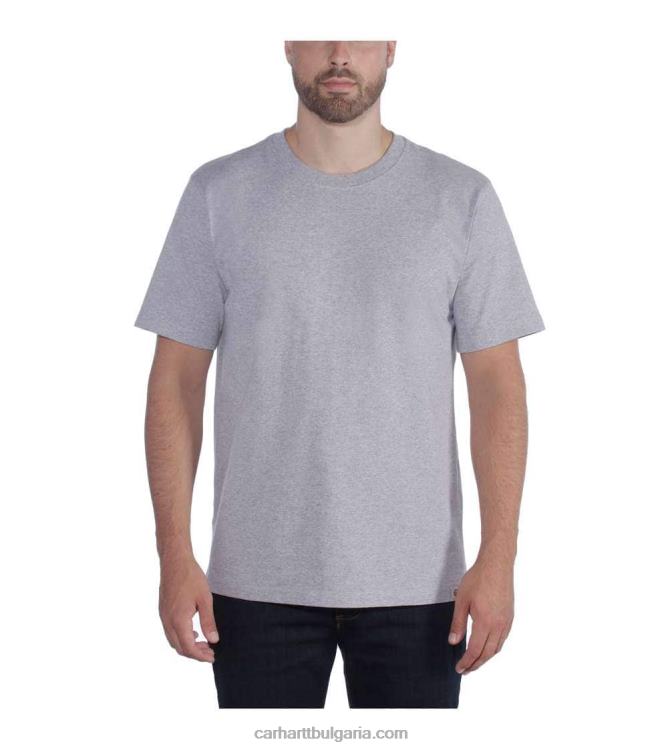 XD68N124 мъже спокойна тежка тениска с къс ръкав черен Carhartt