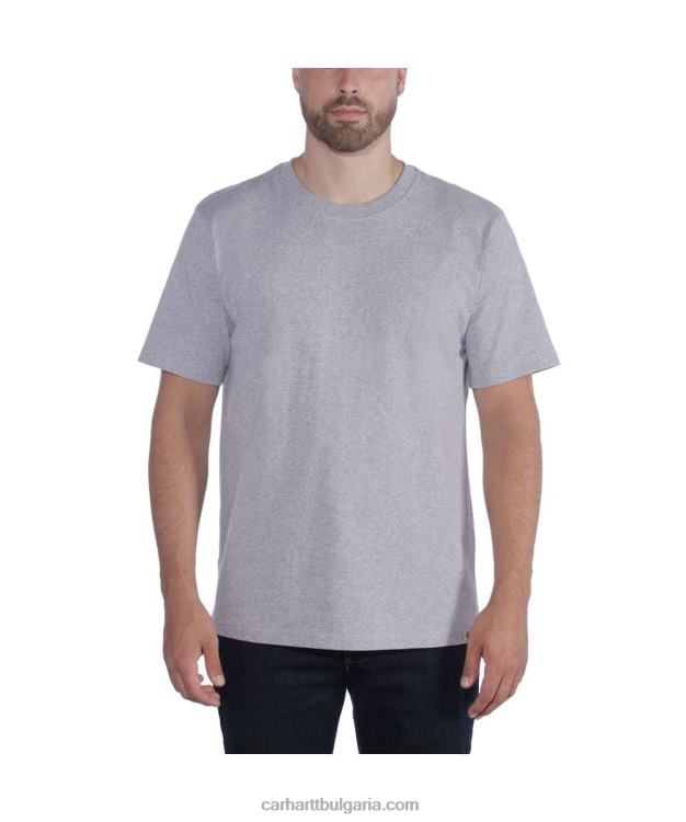 XD68N124 мъже спокойна тежка тениска с къс ръкав черен Carhartt