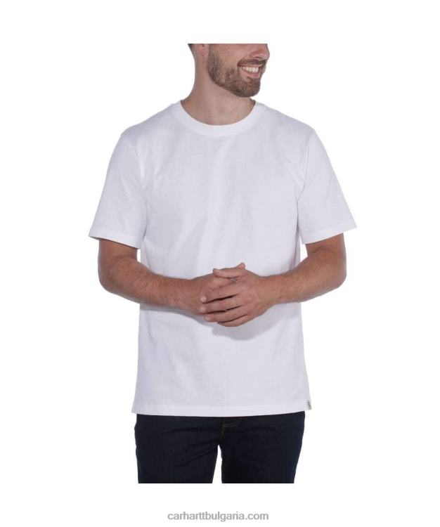 XD68N124 мъже спокойна тежка тениска с къс ръкав черен Carhartt