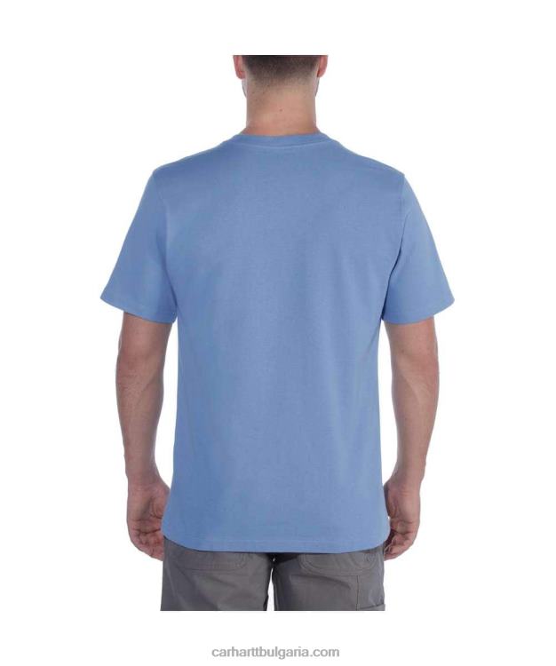 XD68N124 мъже спокойна тежка тениска с къс ръкав черен Carhartt