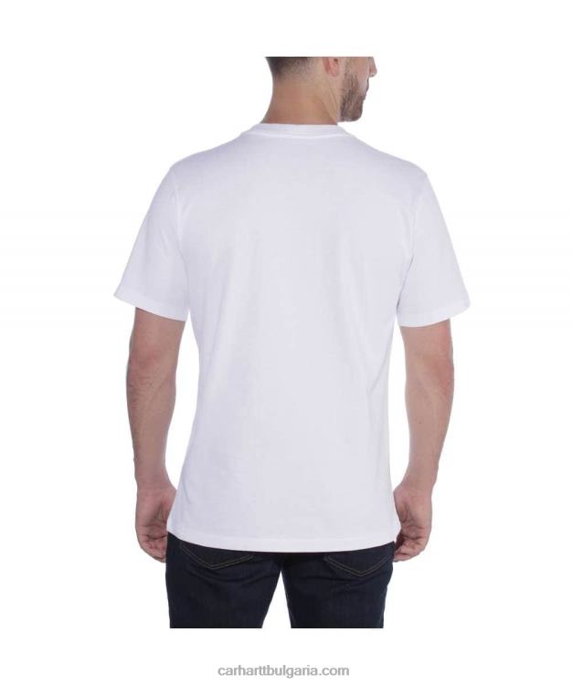 XD68N124 мъже спокойна тежка тениска с къс ръкав черен Carhartt